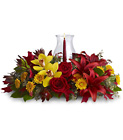 Glow of Gratitude Centerpiece Cottage Florist Lakeland Fl 33813 Premium Flowers lakeland